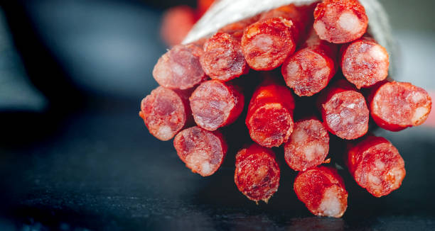 istock Kabanos long smoked sausages 1741409789