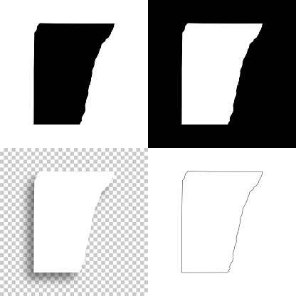 Ilustración de Condado De Kewaunee Wisconsin Mapas Para El Diseño