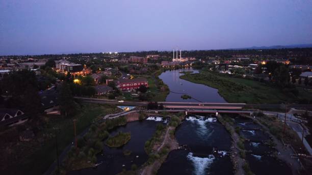 istock Rapids and River Surfing in Bend, Oregon 1741496764