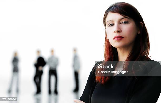 Woman And Her Team Stock Photo - Download Image Now - Adult, Black Color, Business