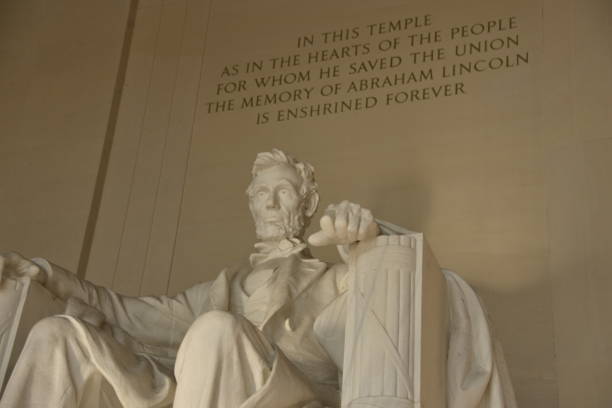 istock Marble Statue Of Abraham Lincoln 1741524839