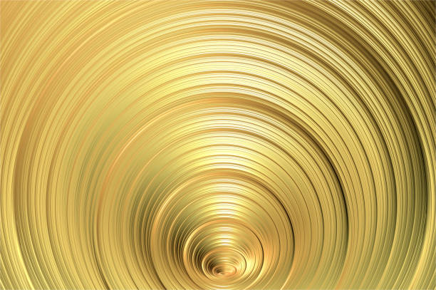 istock Metal tornado. Part 2. Abstract background. 2. Golden. 1741557739