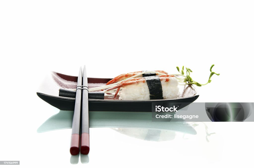 Prato de sushi - Foto de stock de Sushi Bar royalty-free