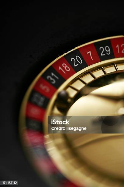 Roulette Close Up Stock Photo - Download Image Now - Addiction, Chance, Concepts
