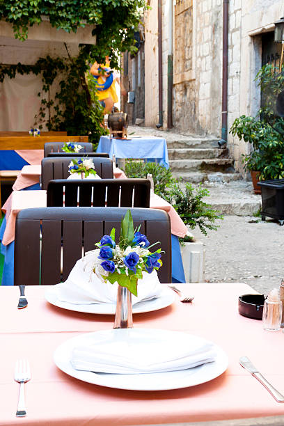 istock Street restaurant in Dubrovnik. 174159748