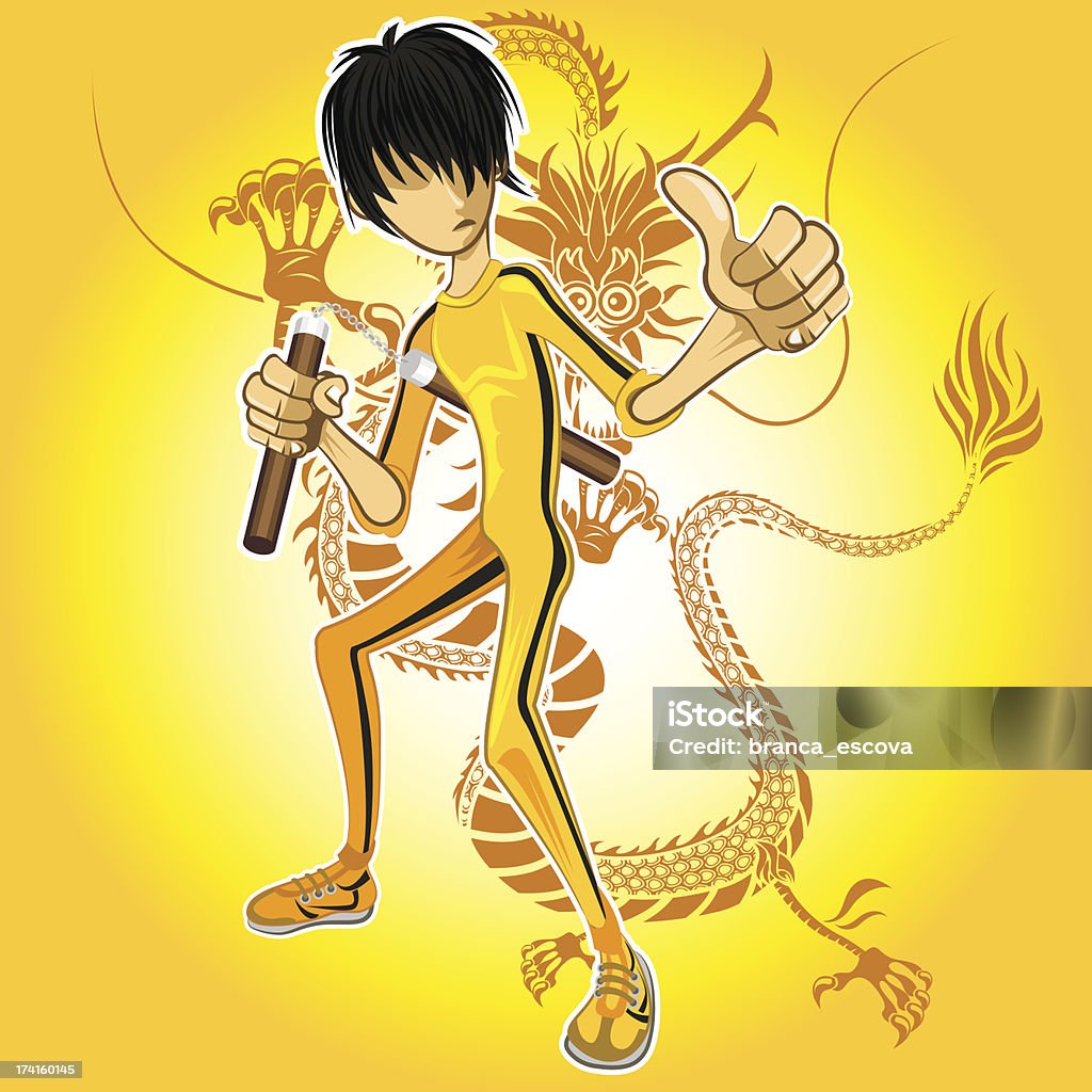 Kungfu Master Stock Illustration - Download Image Now - Kung Fu, Dragon,  Karate - iStock