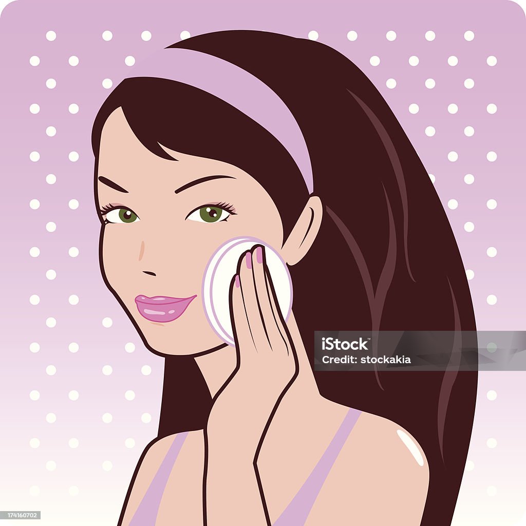 Удалять макияж - Векторная графика Ванная или туалет роялти-фри