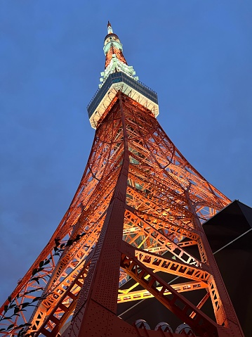 Tokyo Tower in the evening