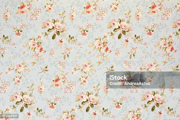 Rose Floral Tapestry Romantic Texture Background Stock Photo - Download Image Now - Floral Pattern, Flower, Backgrounds