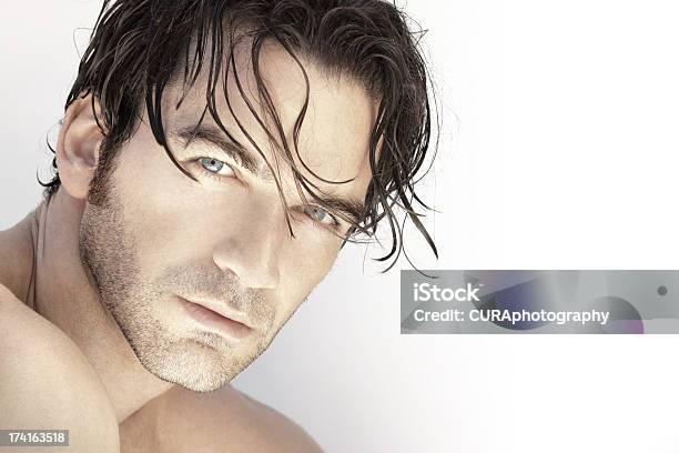 Handsome Man Up Close Stock Photo - Download Image Now - Men, Fashion Model, Human Face