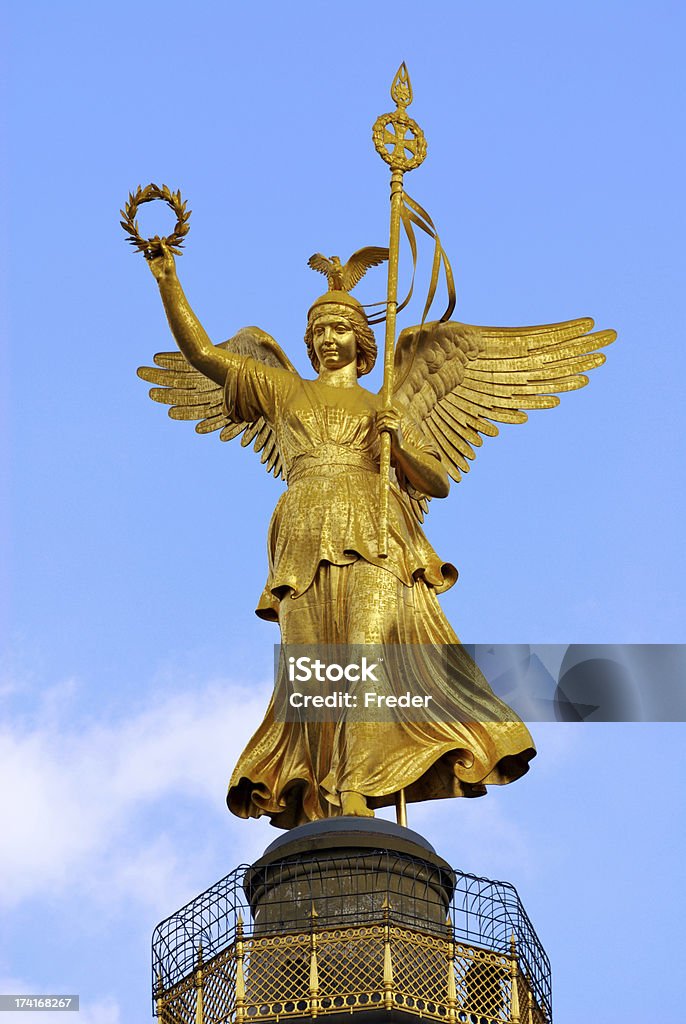 Pomnik Wiktorii-berlin - Zbiór zdjęć royalty-free (Anioł)