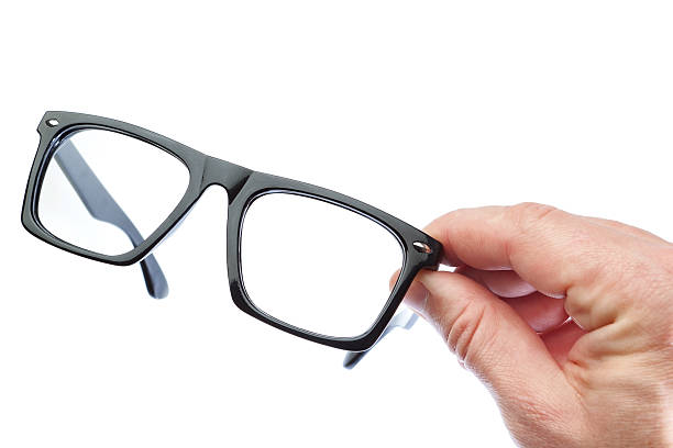 istock Man holds Glasses. On a white background. 174168625