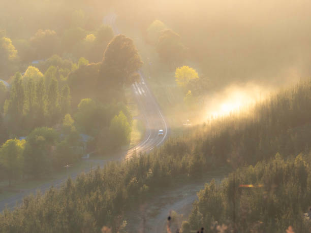 istock Morning cloud and light in valley 1741708790