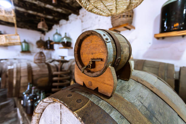 istock mezcal barrels on a hacienda in mexico 1741745875