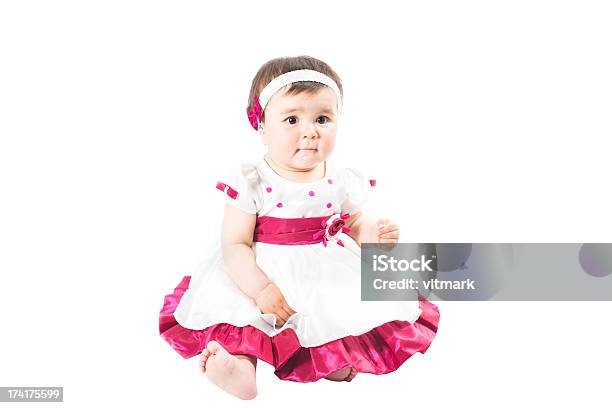 Little Cute Babygirl Isolated Stock Photo - Download Image Now - Babies Only, Baby - Human Age, Baby Girls