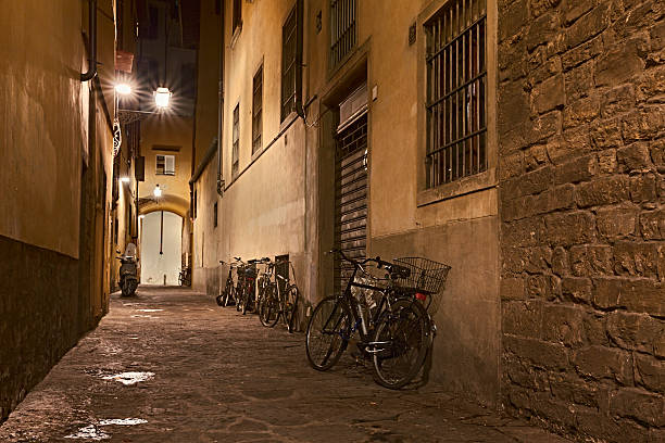 istock alley in the old town 174176023