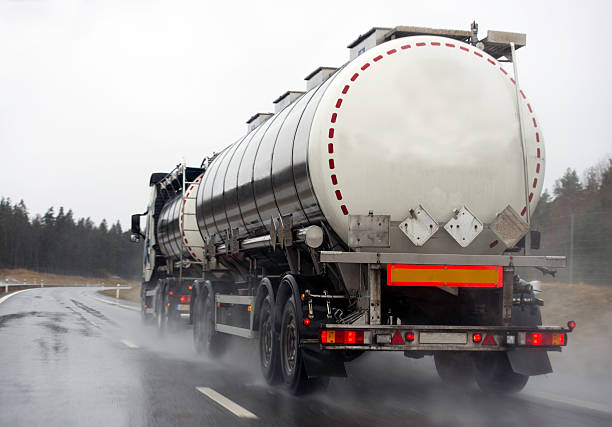 istock Heavy truck on the road 174176217