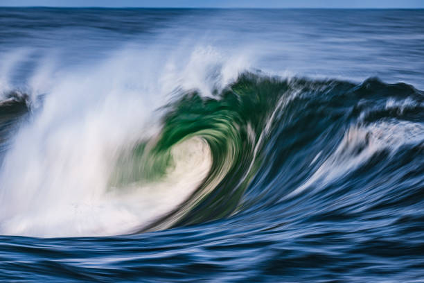 istock Artistic capture of a large wave generated by a storm system 1741770766
