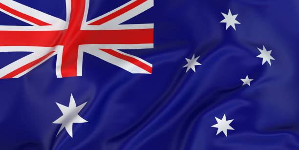 istock Majestic Australian Flag 174177537