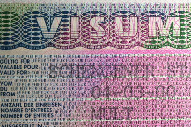 istock Schengen visa Germany in passport 1741833368