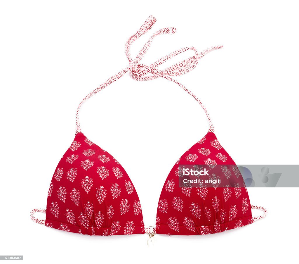 bikini rouge - Photo de Haut de bikini libre de droits
