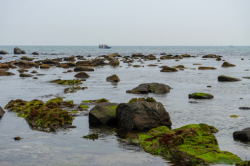 sea ​​with rocks