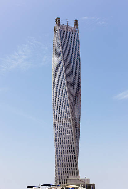 Cayan Tower Dubai - foto de acervo