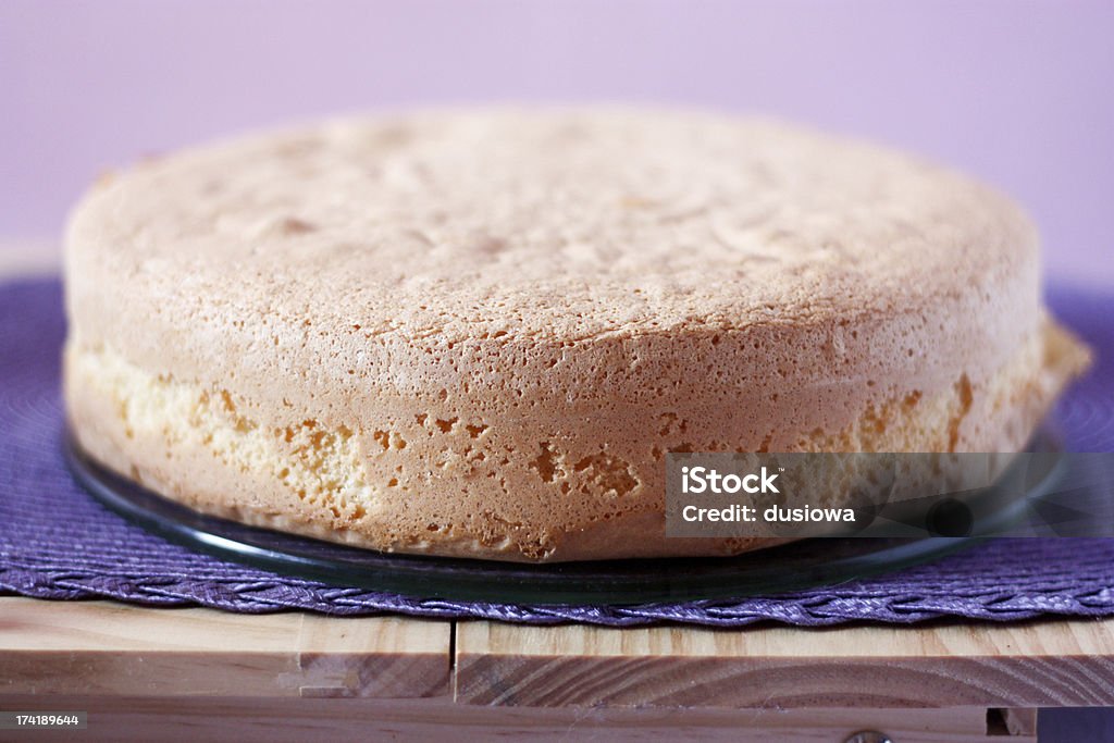 Sponge cake perfect Baked Stock Photo