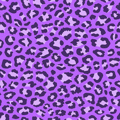 purple leopard print. animal print. leopard spots seamless pattern. good for fabric, sport wear, textile, fashion design, background, wallpaper.