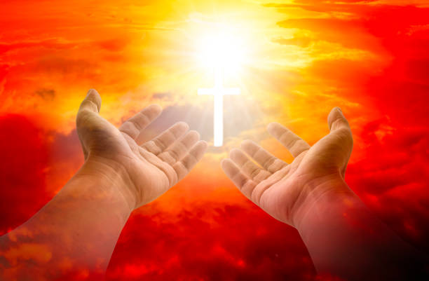 istock Catholic hands Christian opens his palms and asks God to help him repent of the Christian faith. Catholicism. Christian religion concept. 1741931710
