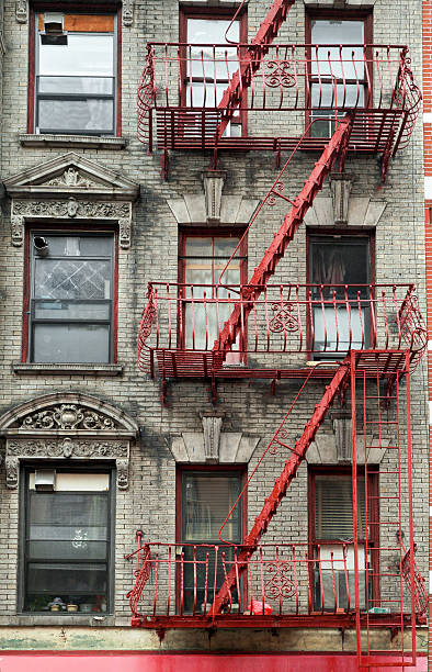 istock Building stairs, New York, USA 174194625
