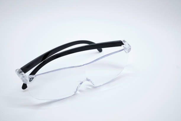 istock Image of glasses-type magnifying glass 1742007081