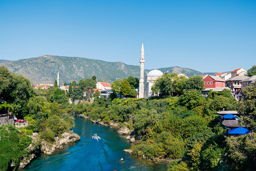 City of Mostar and Neretva river- tour tourism,travel in Bosnia