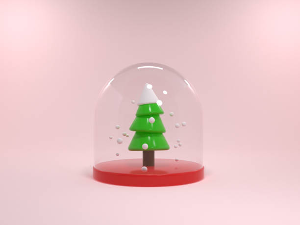 istock 3d rendering abstract christmas in glass winter decoration 1742028846
