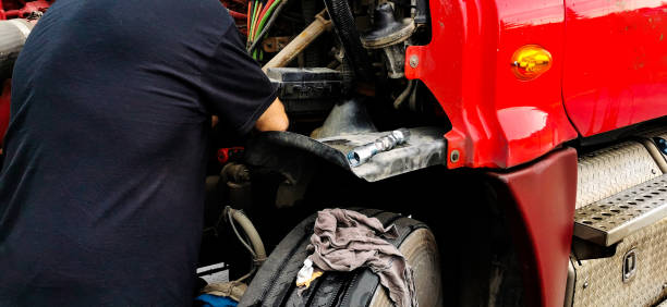 istock a professional mechanic repairing a heavy truck engine 1742041238