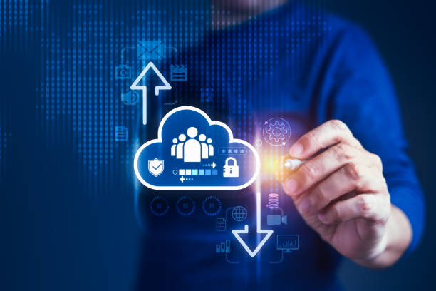 istock Unleashing the Power of Virtual Cloud Computing: Seamless Data Exchange in the Digital Age 1742044360