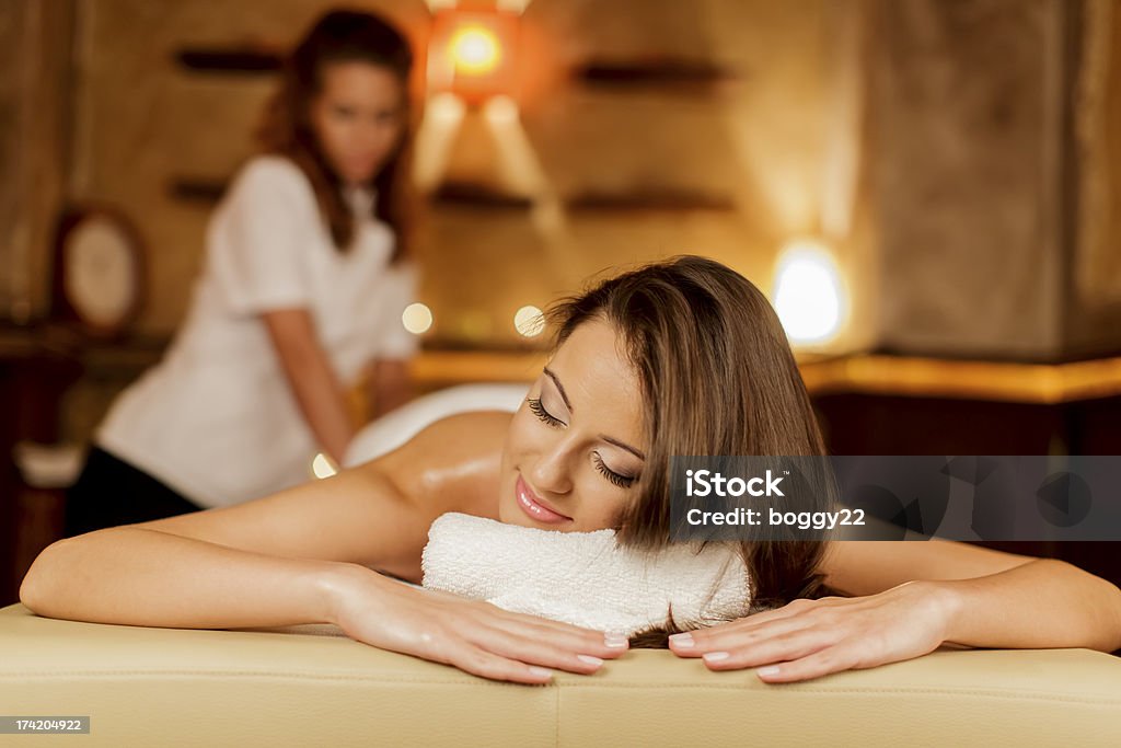 Massagem - Royalty-free Adulto Foto de stock