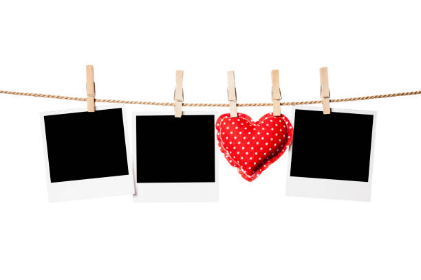 istock Polaroids and Heart on Clothesline 174206982