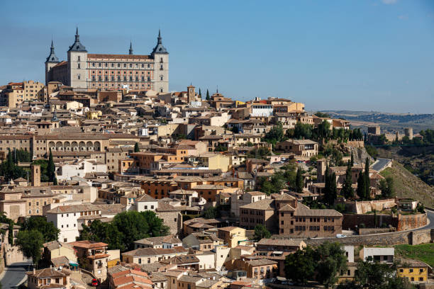 istock Distant view to the old city of Toledo 1742075228