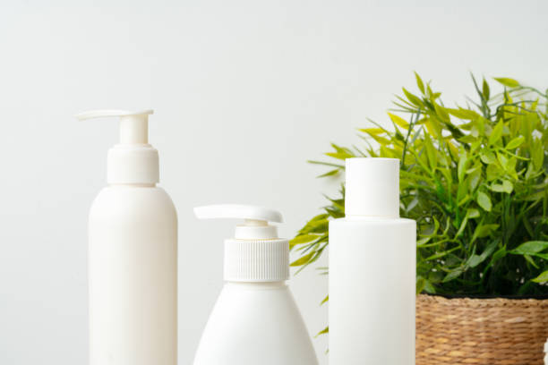 istock White blank plastic cosmetic containers in a bathroom close up 1742120394