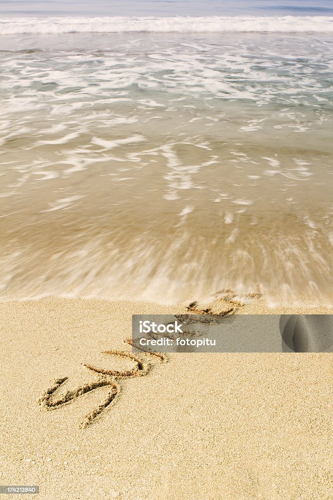 L'été sur la plage - Photo de Bleu libre de droits