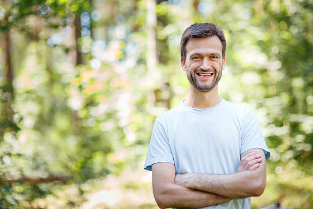 istock Smiling mature male 174212963