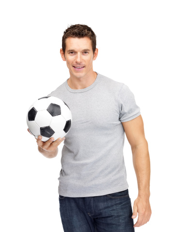 An image of a Soccer Ball isolated on a white background