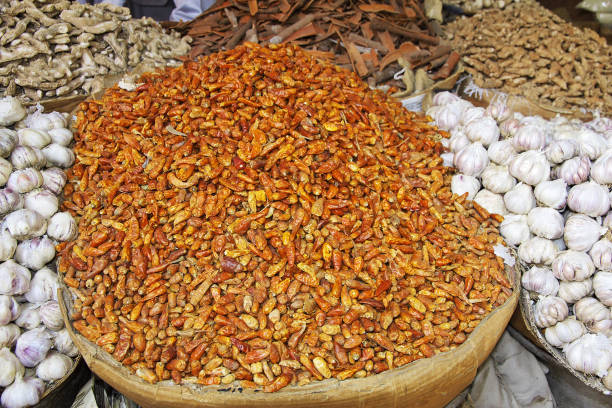 The local market in Sana'a, Yemen