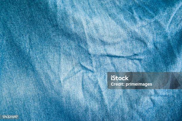 Old Denim Cloth Stock Photo - Download Image Now - Backgrounds, Blue, Canvas Fabric