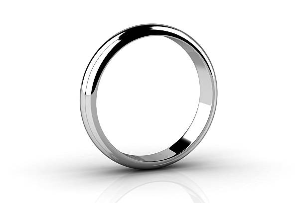 istock The beauty wedding ring on white background 174222461