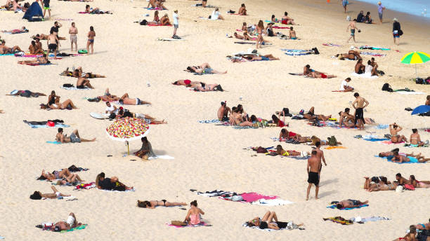 istock Crowded Bondi Beach in Sydney, Australia 1742226629