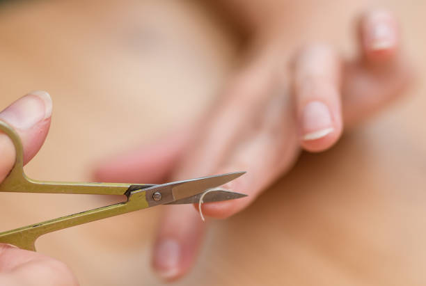 istock Treatment at the beautician, manicure 1742227227