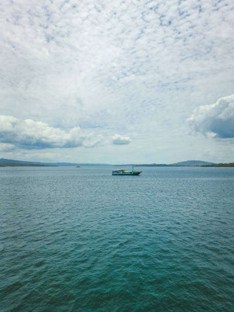 istock Boat sail with beautiful clouds in the day 1742254998