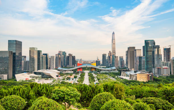 istock Skyscrape of Shenzhen city 1742267746
